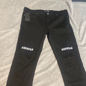 Rta brand Bryant Sinners jeans in black